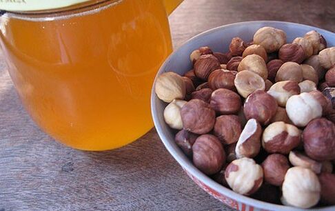 nuts and honey to increase strength