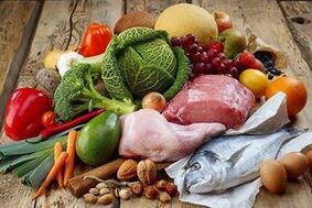 Meat and vegetables in the diet will benefit the male power